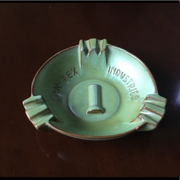 Frankoma Other - Vintage Frankoma Prairie Green Can-Tex Ash Tray